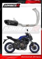 kompletní výfukový systém s tlumičem DOMINATOR Full System HP8 černý pasuje na motocykl Yamaha XSR 700 2015   2020