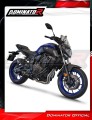 complete exhaust system with muffler DOMINATOR Full System HP8 BLACK fits to Yamaha XSR 700 2015  2020 5