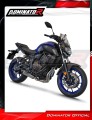 kompletní výfukový systém s tlumičem DOMINATOR Full System titanový HP8 pasuje na motocykl Yamaha MT 07 TRACER 2016   2019 5