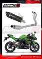 kompletní výfukový systém s tlumičem DOMINATOR Full System HP8 černý pasuje na motocykl Kawasaki NINJA 400 2018   2022