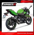 kompletní výfukový systém s tlumičem DOMINATOR Full System HP8 černý pasuje na motocykl Kawasaki NINJA 400 2018   2022 3
