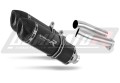 exhaust muffler DOMINATOR HP1 BLACK fits the motorcycle Aprilia Tuono 1000 R 2006   2010 2
