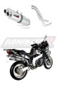 výfuk tlumič výfuku DOMINATOR oválný pasuje na motocykl Aprilia ETV 1000 Caponord 2001   2004 5