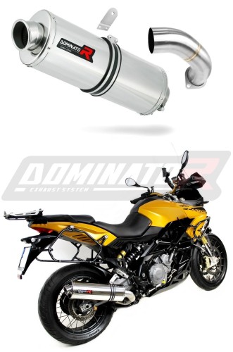 výfuk tlumič výfuku DOMINATOR oválný pasuje na motocykl Aprilia ETV 1200 Caponord 2013   2016 5