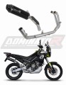 Aprilia Tuareg 660 2021 - 2022 Výfukový systém Svod Kompletní systém Tlumič Sportovní výfuk HP3 BLACK Dominator Exhaust System x