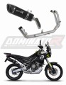 Aprilia Tuareg 660 2021 - 2022 VÝFUK Svod Kolektor Kompletní systém Tlumič Sportovní výfuk HP6 BLACK Výfukový systém Dominator x
