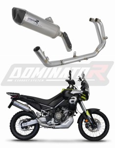 Aprilia Tuareg 660 2021 - 2023 Kompletní výfukový systém Tlumič titanový HP6 + dB killer medium
