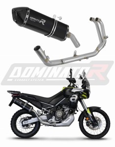 Aprilia Tuareg 660 2021 - 2023 Kompletní systém Svod Výfuk Tlumič HP7 BLACK + dB killer medium