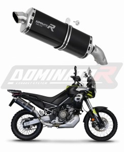 Aprilia Tuareg 660 2021 - 2023 výfuk Tlumič P7 BLACK + dB killer medium