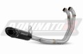 Aprilia Tuono 660 2021 - 2023 Výfuk Tlumič Svod Kolektor Sportovní výfuk HP8 BLACK DOMINATOR Kompletní výfukový systém x