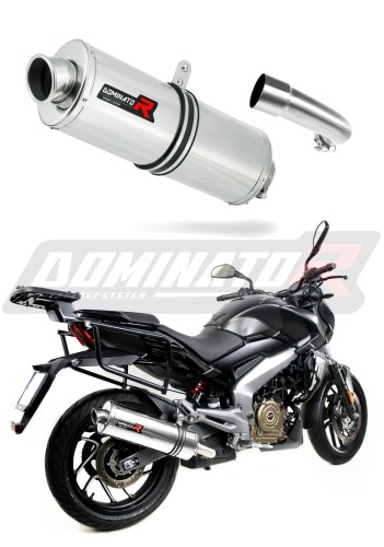 výfuk tlumič výfuku DOMINATOR oválný pasuje na motocykl Bajaj Dominar 400 2016   2018 5