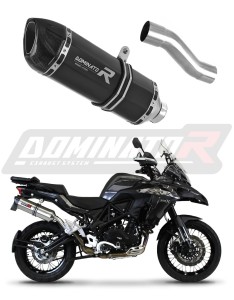 Benelli TRK 502 X 2018 - 2021 výfuk Tlumič HP1 BLACK + dB killer medium