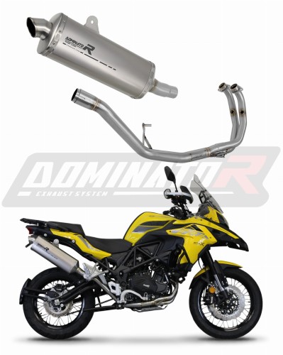 kompletní výfukový systém s tlumičem DOMINATOR Full System titanový P7 pasuje na motocykl Benelli TRK 502 X 2022   2023 5