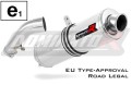 R1200R výfuk BMW homologovaný EC typové schválení silniční homologace certifikát schválení tlumič výfuku sportovní výfuk tlumič KULATÝ 2006 - 2009 Dom