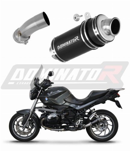 BMW R1200R 2010 - 2014 motocyklový tlumič výfuku sportovní výfuk tlumič GP1 BLACK Dominator Exhaust System x