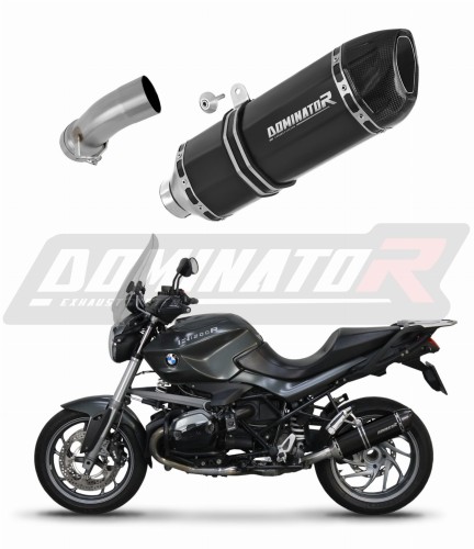 BMW R1200R 2010 - 2014 Motocyklový tlumič Sportovní výfuk Tlumič HP1 BLACK Dominator Exhaust System x