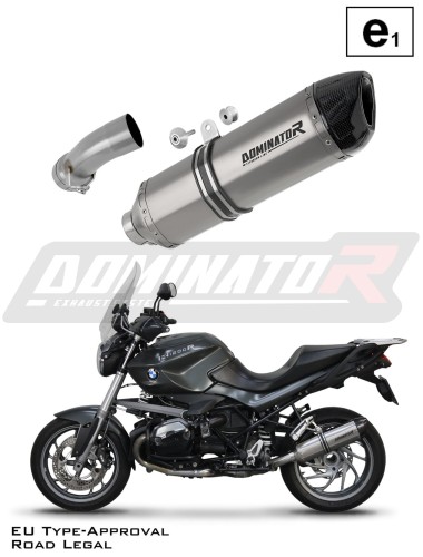 BMW R1200R 2010 - 2014 Motocyklový tlumič s EU homologací sportovní výfuk tlumič HP1 titanový výfukový systém Dominator x