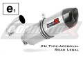 F800GS Výfuk BMW Homologovaný EC schválení typu Silniční homologace Certifikát o schválení Tlumič Výfuk Sportovní výfuk HP1 2008 - 2017 Dominator x