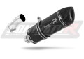 BMW F700GS 2012 - 2017 VÝFUK Tlumič Výfuk Sportovní výfuk Tlumič Výfuk Tlumič Výfuk Výfuky Výfuk Výfuk Tlumič HP1 BLACK Dominator Výfukový systém x