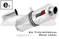 Výfuk F800S BMW homologovaný typové schválení EC pro silniční provoz certifikát o schválení tlumič výfuku sportovní výfuk tlumič výfuku OVAL 2006 - 20