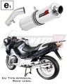 R1200RT výfuk BMW homologovaný typové schválení EC pro silniční provoz certifikát o schválení tlumič sportovní výfuk kulatý 2004 - 2009 Dominator x