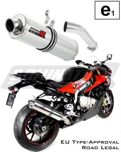 S1000RR Výfuk BMW Homologovaný EC Typové schválení Schváleno pro silniční provoz Certifikát o schválení Tlumič Sportovní výfuk Tlumič KULATÝ 2015 - 20