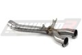 S1000RR Výfukový eliminátor katalyzátoru katalyzátor spojovací trubka Decat Downpipe 2012 - 2014 DOMINATOR x