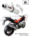 S1000RR Výfuk BMW Homologovaný EC schválení typu Silniční schválení Certifikát o schválení Tlumič Sportovní výfuk KULATÝ 2017 - 2018 Dominator x