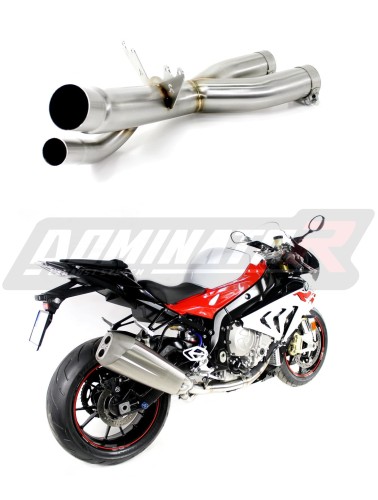 S1000RR výfuk eliminátor katalyzátoru propojovací trubka decat downpipe 2017 - 2018 DOMINATOR x
