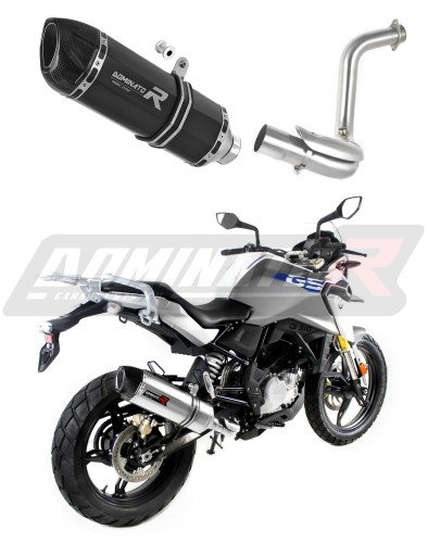 exhaust muffler DOMINATOR HP1 BLACK fits to BMW G310GS 2016  2024 3