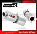wydech tłumik DOMINATOR Owalny pasujący do motocykla Kawasaki ZRX 1200 R 2001 - 2007