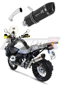 BMW R1200GS Adventure 2010 - 2012 výfuk Tlumič HP1 BLACK + dB killer medium