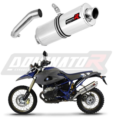 HP2 Enduro VÝFUK BMW Tlumič Sportovní výfuk Tlumič OVAL 2004 - 2007 Dominator x