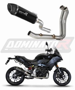 BMW F900XR 2020 - 2026 Kompletní systém Svod Výfuk Tlumič HP5 BLACK + dB killer medium
