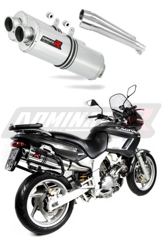 výfuk tlumič výfuku DOMINATOR oválný pasuje na motocykl Cagiva Navigator 1000 2000   2006 5