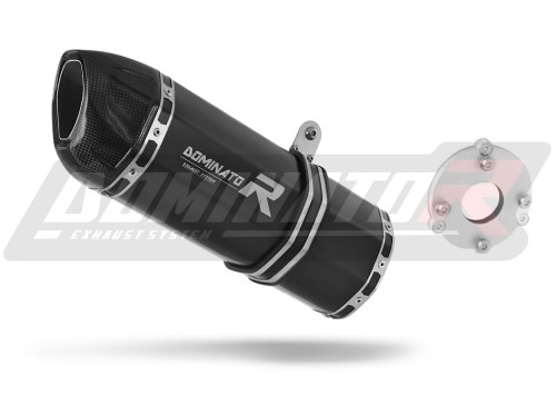 výfuk tlumič výfuku DOMINATOR HP1 černý pasuje na motocykl Daelim VJF Roadsport 125  2