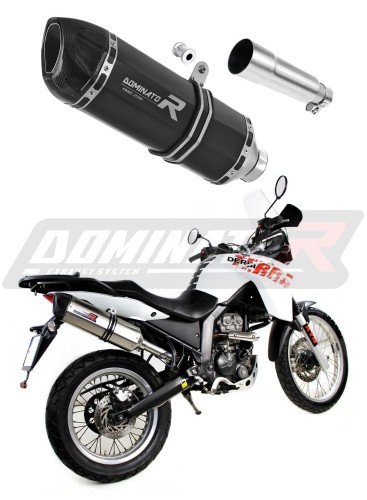 Derbi Terra Adventure 125 2008 - 2015 VÝFUK Tlumič Výfuk Sportovní výfuk Tlumič Výfuk Tlumič Výfuk Výfuky Výfuk Výfuk Tlumič HP1 BLACK Dominator Výfuk