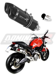 Ducati MONSTER 696 2008 - 2014 výfuk Tlumič HP1 BLACK + dB killer medium