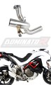 MTS 1200 S MULTISTRADA Výfuk Eliminátor katalyzátoru Katalyzátor Katalytický konvertor Propojovací potrubí Decat Downpipe 2015 - 2017 DOMINATOR x