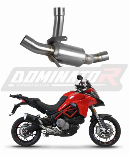 Ducati Multistrada 950/950 S Výfuk Svod Odstranění katalyzátoru Katalyzátor Mezisvod Decat DOMINATOR x