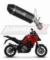 Ducati Multistrada 1200 Enduro 2016 -2018 motocyklový výfuk tlumič sportovní tlumič HP3 BLACK Dominator x