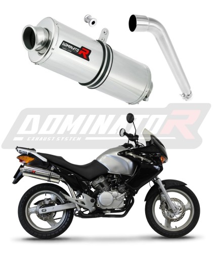 XL 125 V VARADERO VÝFUK Honda tlumič Auspuff sportovní výfuk Silencer Echappement Silencieux Scarico Scarichi Escape výfuk tlumič OVAL 2001 - 2009 Dom