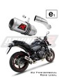 CB 600 F Výfuk HONDA Homologovaný EC homologace Schváleno pro silniční provoz Certifikát schválení Tlumič Sportovní tlumič GP 2007 - 2013 Dominator x