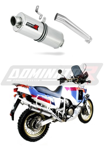 výfuk tlumič výfuku DOMINATOR oválný pasuje na motocykl Honda XRV 750 AFRICA TWIN RD04 1990   1992 6