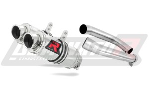 Honda VTR 1000F Firestorm 1998 - 2001 výfuk Tlumič GP1 + dB killer medium