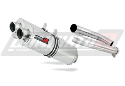 VTR 1000F FIRESTORM VÝFUK Honda Tlumič Výfuku Sportovní tlumič OVAL 2002 - 2006 Dominator x