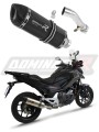 Honda NC 700 / 750 S 2012 - 2020 VÝFUK Tlumič Sportovní výfuk HP1 BLACK Dominator Exhaust System x