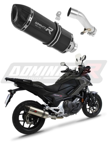 Honda NC 700 / 750 S 2012 - 2020 VÝFUK Tlumič Sportovní výfuk HP1 BLACK Dominator Exhaust System x