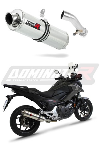 NC 700 750 S VÝFUK Honda tlumič sportovní výfuk kulatý ROUND 2012 - 2020 Dominator x