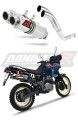 výfuk tlumič výfuku DOMINATOR GP1 pasuje na motocykl Honda NX 650 DOMINATOR RD02 1988   1994 6